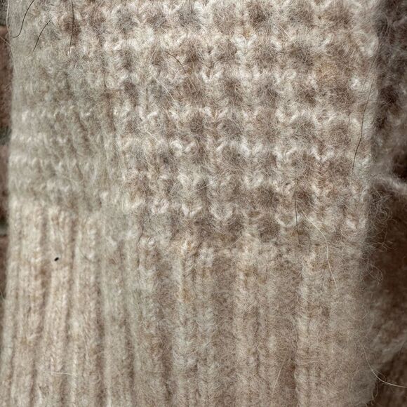 Classic Cream Open-Front Sweater by Express - Picture 7 of 8